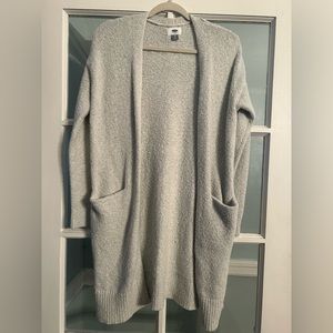 Old navy light gray cardigan